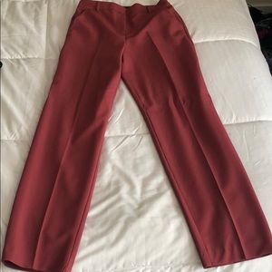 Topshop dark rose color high waisted pants size 2